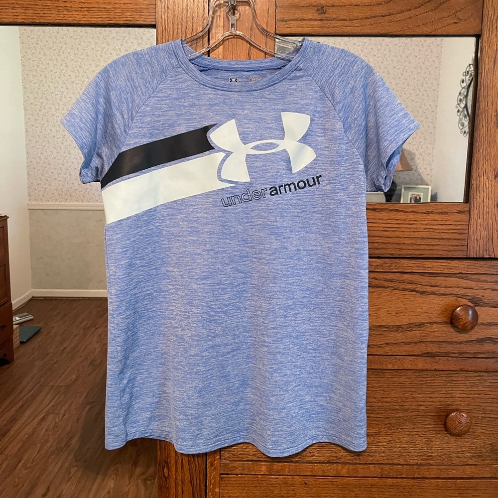 Under Armour YLG Blue HeatGear T-Shirt